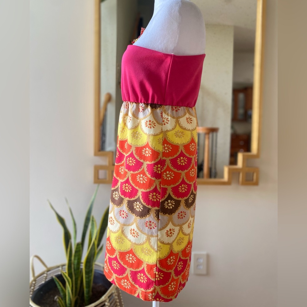 Judith March medium one shoulder Mod 60s inspired mini dress - Picture 5 of 14